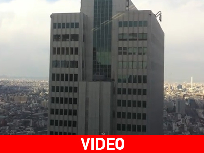 Συγκλονιστικό βίντεο κατά τη διάρκεια του σεισμού των 9R στην Ιαπωνία