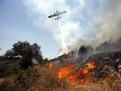 Πυρκαγιά σε αγροτοδασική έκταση στη Δυτική Φθιώτιδα