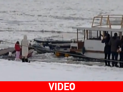 Μεγάλες ζημιές από κομμάτια πάγου στον Δούναβη