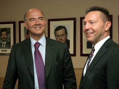 Στουρνάρας βλέπει Μοσκοβισί