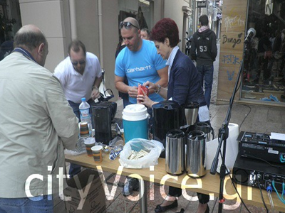 Απεργία με… δωρεάν καφέ στο Αγρίνιο