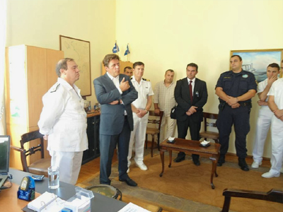 ΚΑΛΑΜΑΤΑ-Συνάντηση Λιμενικών με τον Υπουργό Ναυτιλίας & Αιγαίου