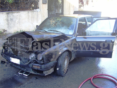 Στις φλόγες τυλίχθηκε Ι.Χ.