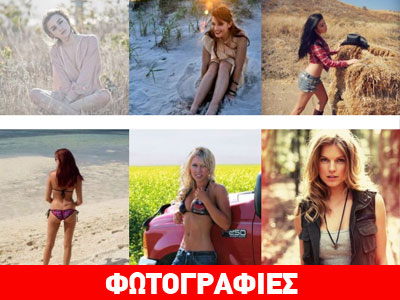 Σέξι κορίτσια χαίρονται την άνοιξη γυμνά στους αγρούς