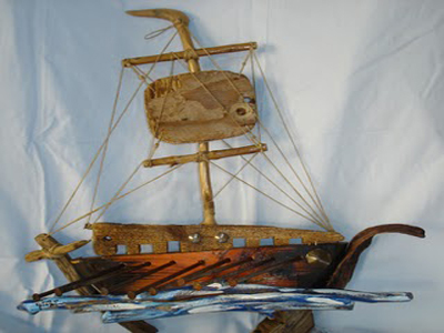 Έκθεση επιτοίχιων καραβιών στο Τρίλοφο Θεσσαλονίκης