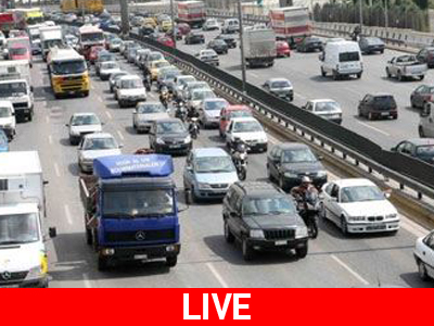 Αυξημένη κίνηση λόγω επιστροφής των εκδρομέων