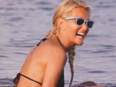 Διακοπές με την κόρη της