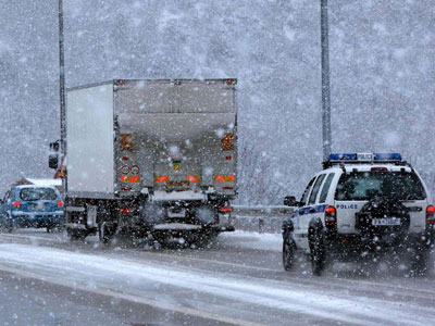 Με αλυσίδες στο Νευροκόπι Δράμας