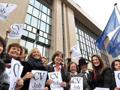 Σύγχρονες «σουφραζέτες» διαδήλωσαν στο Βέλγιο