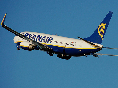 Υποδοχή της Ryanair στο αεροδρόμιο της Νέας Αγχιάλου