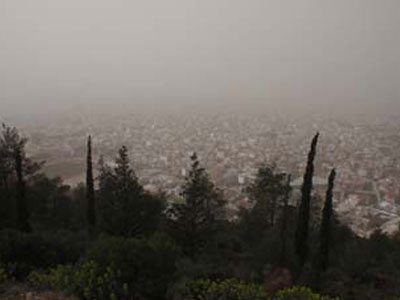 Υψηλές συγκεντρώσεις σωματιδίων στον Βόλο