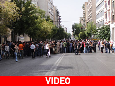 Κλειστή η Πειραιώς από εργαζόμενους