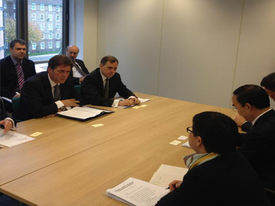 Συνάντηση Βαρβιτσιώτη, με τον Υφυπουργό Μεταφορών της Κίνας