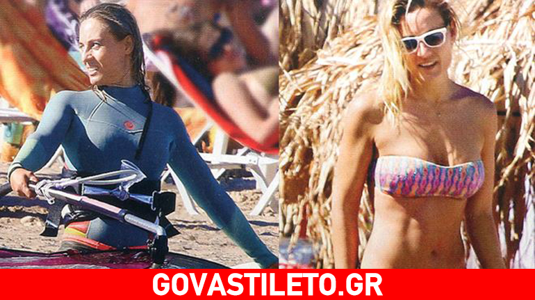 Ελεονώρα Μελέτη: Το γυμνασμένο της κορμί κάτω απ’ τη στολή του wind-surfing!