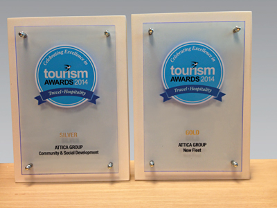 Διπλή διάκριση για την Attica Group στα TOURISM AWARDS 2014