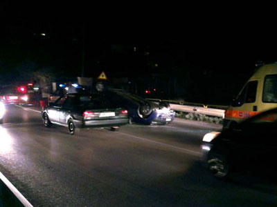 Κρήτη: Εγκλωβισμός οδηγού έπειτα από τροχαίο