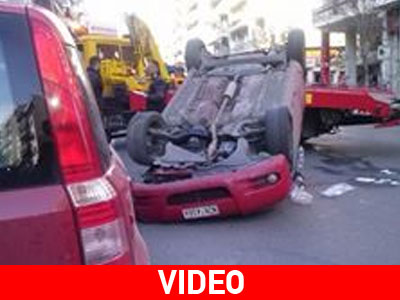 Θεσσαλονίκη: Τροχαίο με σοβαρό τραυματισμό οδηγού