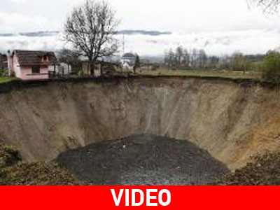 Βοσνία: Καταβόθρα «καταπίνει» λίμνη