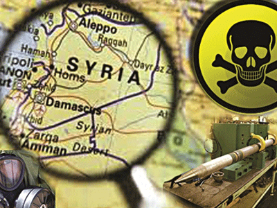 Κίνηση διαμαρτυρίας για τα χημικά της Συρίας