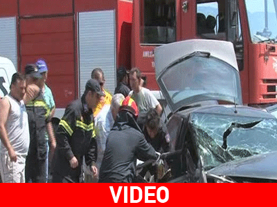 Τροχαίο με τρεις τραυματίες στην Κόρινθο