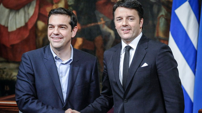 Συγχαρητήρια Ρέντσι στον Τσίπρα