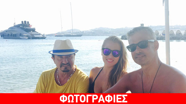 Λευτέρης Πανταζής: Selfies από τις διακοπές του στη Μύκονο με τον Άρη Σπηλιωτόπουλο