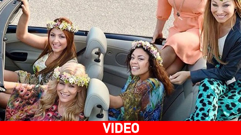 Η Παπαρίζου και οι φίλες της έγιναν μούσκεμα για φιλανθρωπικό σκοπό-Μάζεψαν 56.000