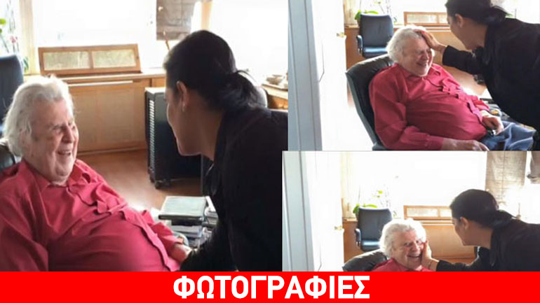 Οι συγκινητικές στιγμές της Αλέξιας με τον Μίκη Θεοδωράκη