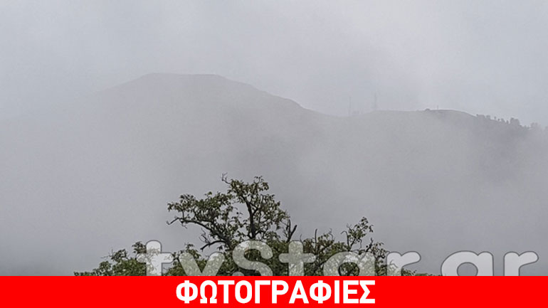 Ευρυτανία: Η μέρα έγινε… νύχτα από τη νεροποντή