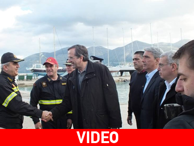 Η συνομιλία του Σαμαρά με αγανακτισμένο πολίτη στο Ληξούρι