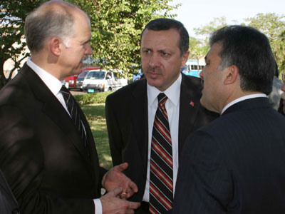 Συγχαρητήρια Ερντογάν σε Παπανδρέου