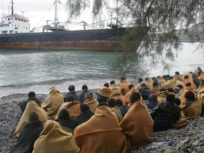 Εντοπίστηκαν 45 παράνομοι μετανάστες