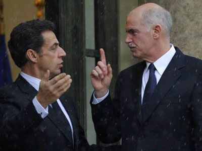 Σήμερα η συνάντηση Σαρκοζί – Παπανδρέου