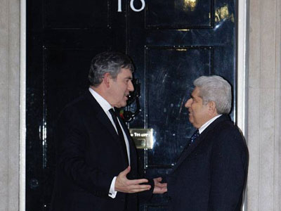 Μίλησαν τηλεφωνικά Χριστόφιας – Μπράουν