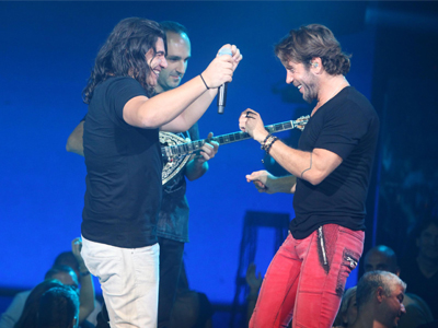 Μαζί στην σκηνή τον χειμώνα Μαζωνάκης- Κουρκούλης