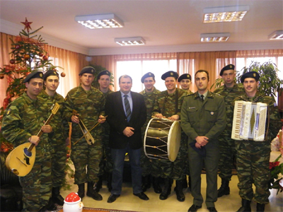 Παραδοσιακά κάλαντα στο Δημαρχείο Λαγκαδά