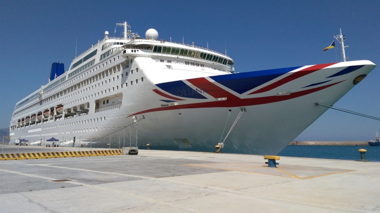 Στο λιμάνι του Ηρακλείου κρουαζιερόπλοια της P&O Cruises και της Princess Cruises