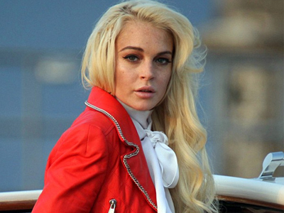 Η Lindsay Lohan ποζάρει για τον Philipp Plein