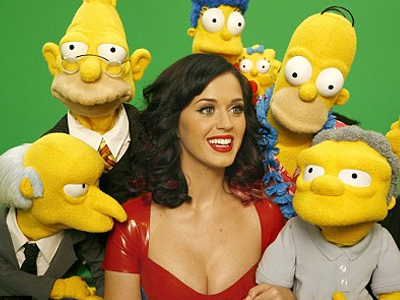 H Katy με τους Simpsons!