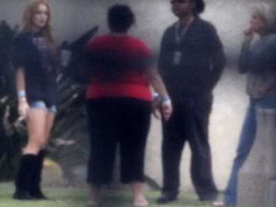 Φωτογραφία της Lindsay Lohan στην κλινική