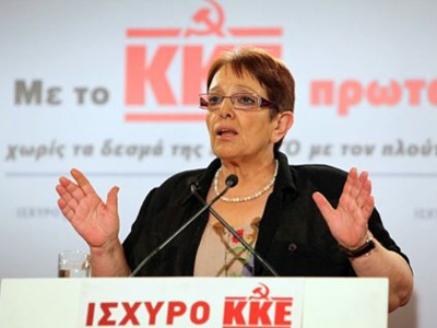 Αλ. Παπαρήγα: «Είναι αποφασισμένοι για νέο σφαγιασμό του ελληνικού λαού»