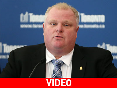 Ο Δήμαρχος του Τορόντο σνιφάρει κρακ on camera