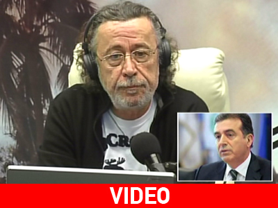 Ο Μιχάλης Χρυσοχοΐδης στον Μάκη Τριανταφυλλόπουλο