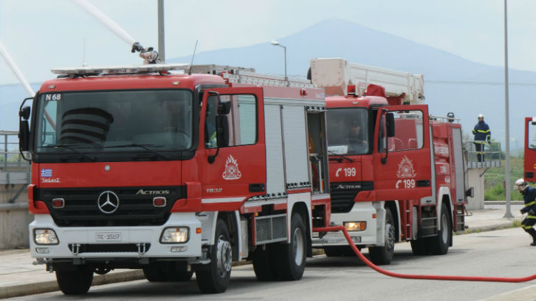 Βόλος: Πυρκαγιά σε λογιστικό γραφείο