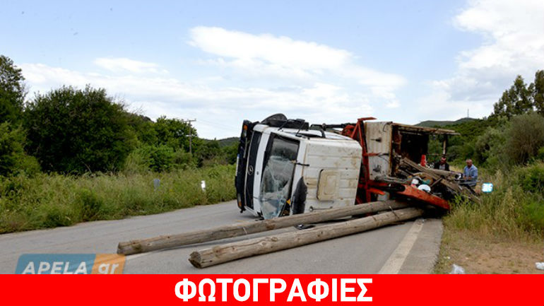 Σπάρτη: Φορτηγό τούμπαρε και βρέθηκε στο αντίθετο ρεύμα