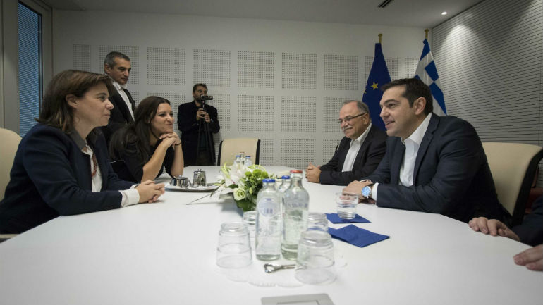 Συνάντηση Τσίπρα με την επικεφαλής του Αριστερού Μπλοκ της Πορτογαλίας