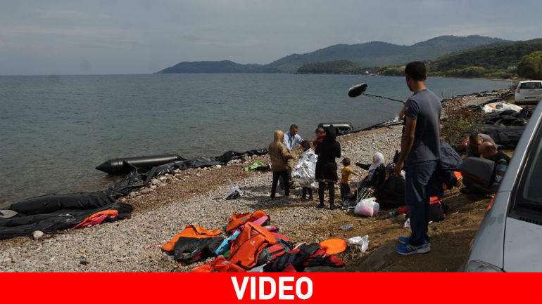 Συγκλονιστικό βίντεο: Πρόσφυγας παθαίνει καρδιακό επεισόδιο μόλις φτάνει στη Λέσβο