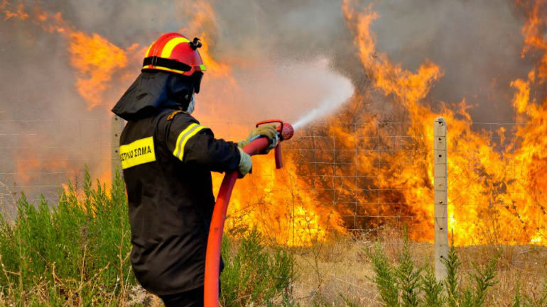 Χίος: Δύο πυρκαγιές σε μία μέρα