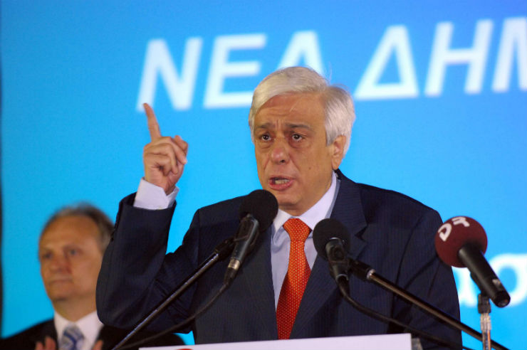 Κατά τη διάρκεια προεκλογικής ομιλίας, το 2009