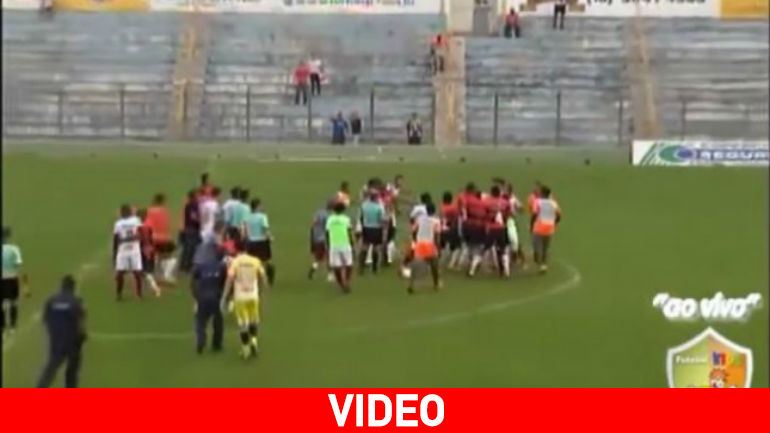 Βραζιλία: Άγριο ξύλο και 11 κόκκινες κάρτες σε ποδοσφαιρικό αγώνα